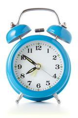 Alarm clock isolated on white background