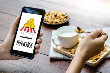 FRANCHISE  Marketing Branding Retail and Business Work Mission Concept