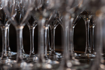 Lots of wine glasses