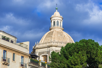 Abbey church of Saint Agata in Catania, Sicily Island of Italy
