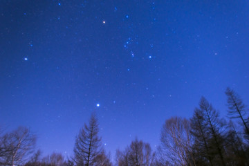 Naklejka premium 星空