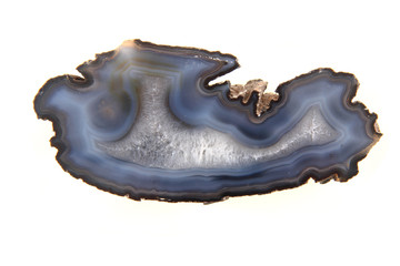 natural agate isolated