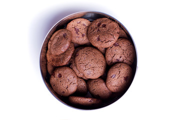 chocolate chip cookies - isolated