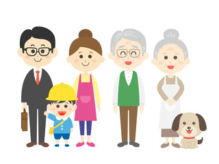 家族のイラスト