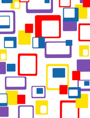 Abstract geometric colorful pattern