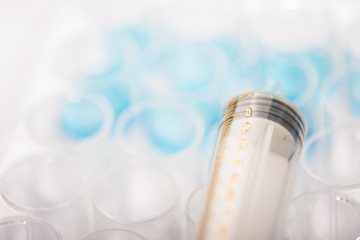 Equipment and experiments about science and chemistry. Being used in chemical experiments or manufacturing biological drugs .