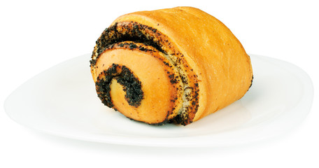 Bun with poppy-seed