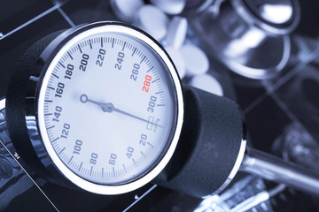 lock face Of mechanical Tonometer