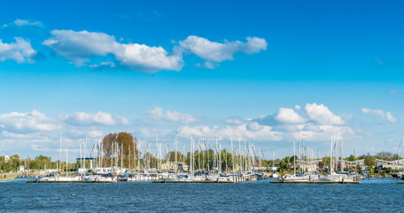 Fototapeta premium Harbor in Flevoland