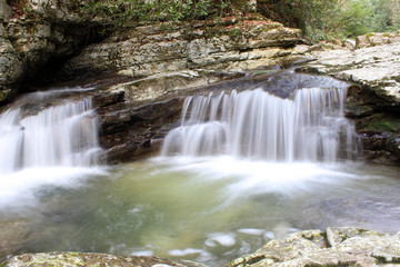 Природа Краснодарского край. Агурские водопады. Сочи