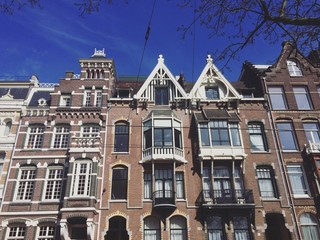 Fototapeta premium Amsterdam palazzi