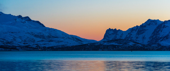 Midnight sun at Iceland