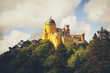 Naklejka premium Pena National Palace in Sintra, Portugal
