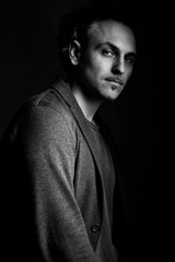 Portrait of handsome man 