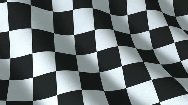 Checkered flag, seamless loop