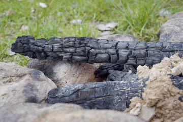 Fire place at the campsite