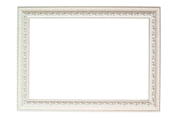 White frame on isolate
