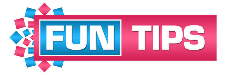 Fun Tips Pink Blue Circular Bar 