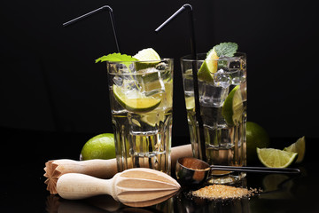 Lemon Fruit Lime Caipirinha of Brazil
