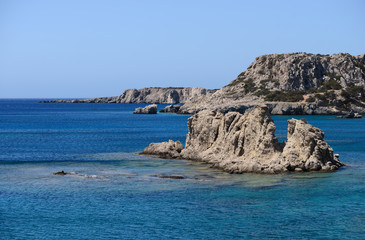 Fototapeta na wymiar Medelhavet, karpathos, grekland