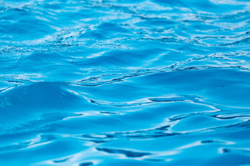Fototapeta premium The smooth water in the pool as a background