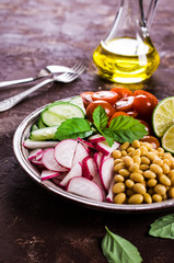 Salad of white beans