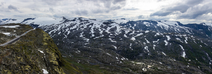 Fototapeta premium Dalsnibba viewpoint near Geiranger in Norway