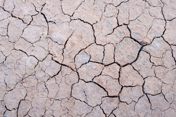 Cracked earth texture background