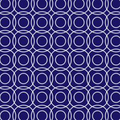 interlocking nautical ropes pattern