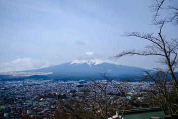 Mount Fuji from Chureito Pagoda