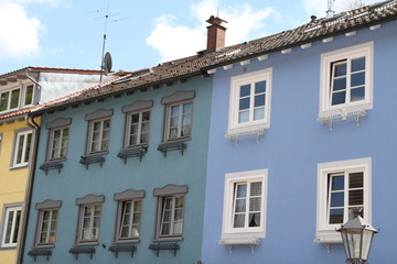 Fototapeta premium Reihenhaus