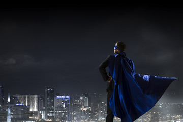 Fototapeta premium Employee with super skills