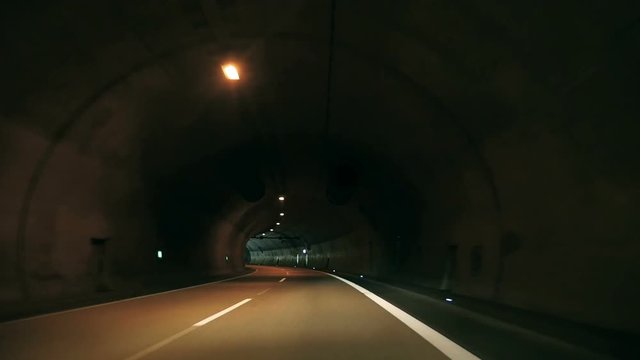 Tunnel car drive