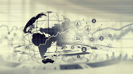 Modern connection technologies background