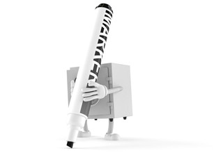 Fototapeta premium Safe character with marker