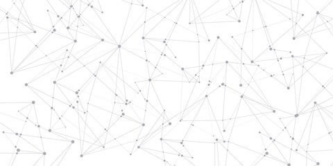 Many lines and points. Abstract background, geometry wallpaper, vector design 