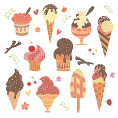  icons of ice cream