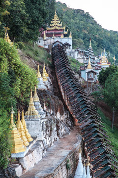 Myanmar - Pindaya - Golden Cave Pagoda