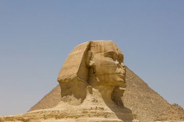 The Sphinx and the Great Pyramids