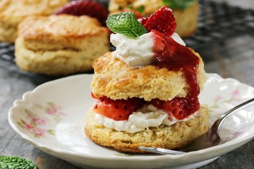 Homemade Strawberry shortcake  / Mothers day dessert