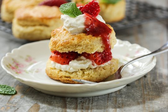Homemade Strawberry shortcake  / Mothers day dessert