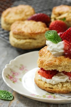 Homemade Strawberry shortcake  / Mothers day dessert