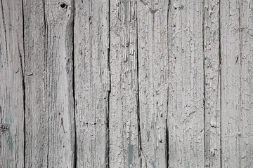 Naklejka premium Old painted, wooden fence