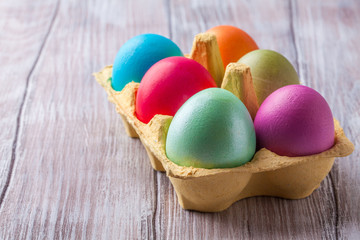 Easter, dyed eggs, willow