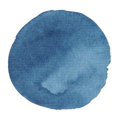 Watercolor circle texture.  Watercoluor circle elements for design.