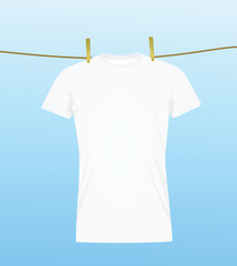 T shirt hanging