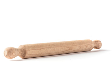 Rolling pin isolated on a white background
