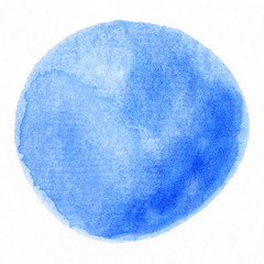 Watercolor circle texture.  Watercoluor circle elements for design.
