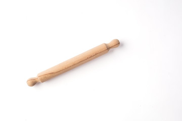 Rolling pin isolated on a white background