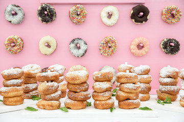 Freshly made doughnuts